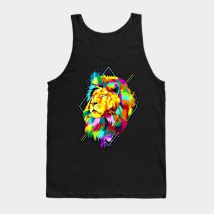 Lion in full Color Tank Top